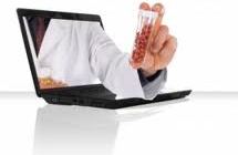 Doctor prescribing drugs via the Internet